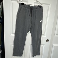 Nike Sweatpants Unisex Large Gray Fleece Athletic Pants w/ Pockets