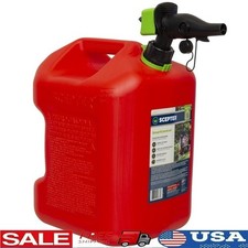 5 Gallon Smart Control Gas Can Easy Pour Fast Fill Spill Proof Flow Rate New