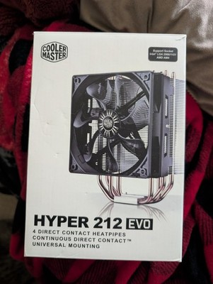 Hyper 212 Evo CPU Cooler (RR-212E-20PK-R2) 120mm PWM Aluminum Fins (Fan Not Inc)