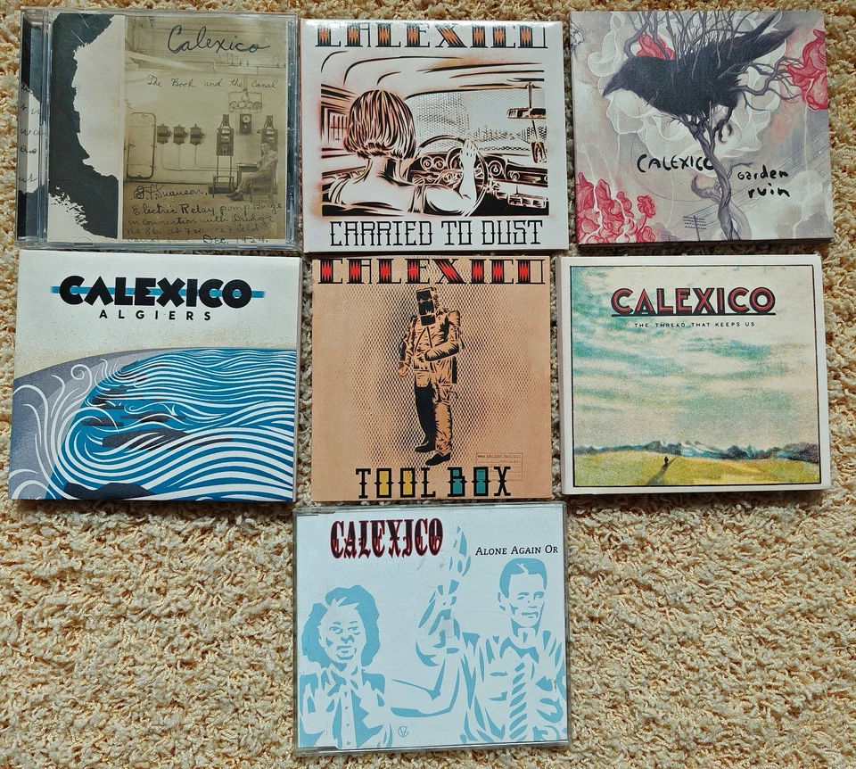 7 CALEXICO-CDs, Konvolut, mit Raritäten