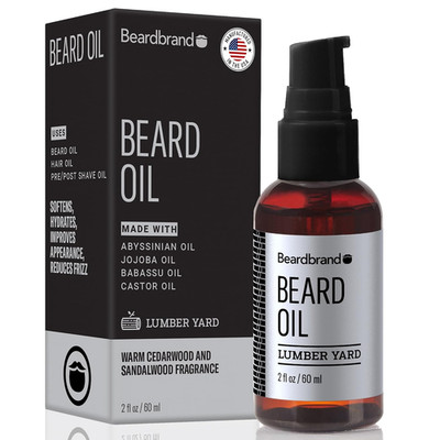 Men'S Beard Oil & Face Moisturizer with Jojoba Oil - Softens Stubble, Soothes Dr