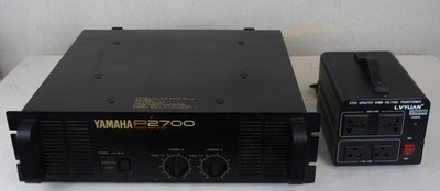 YAMAHA P-2700 220V POWER AMPLIFIER WITH STEP UP/STEP DOWN
