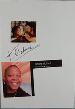 Autogramm franz&ouml;sische TV- und Film Schauspielerin Firmine Richard (122403)