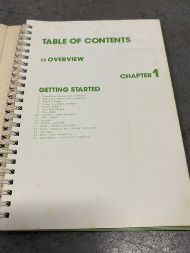 Apple AppleSoft II Programación Básica Manual de Referencia Informática De Colección - Imagen 10 de 12