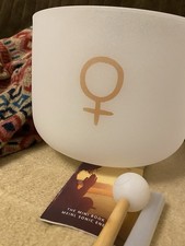 Meinl Sonic Energy 12" Planetary Tuned Crystal Singing Bowl, Venus 221.23Hz Etc