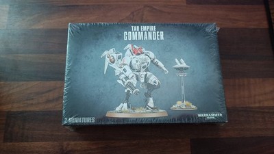 Warhammer 40K Tau Empire Commander OVP New on Sprue / Neu im Gussrahmen