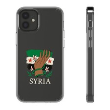 Syria Phone Case, Syria Flag Case - Patriotic Phone Cover, National Flag Design