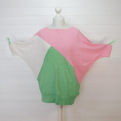 Oversize 3/4 Arm Sommer Baumwolle Pullover von Marble 16