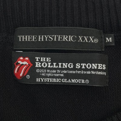 THE ROLLING STONES × THEE HYSTERIC XXX THEE HYSTERIC XXX Hysteric Glamour Rolling Stones Tan Knit Sweater