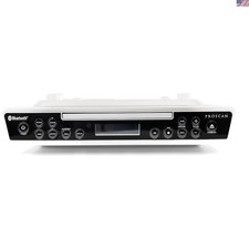 High-Quality Under Counter CD Player with Bluetooth Stereo Speakers - Silver