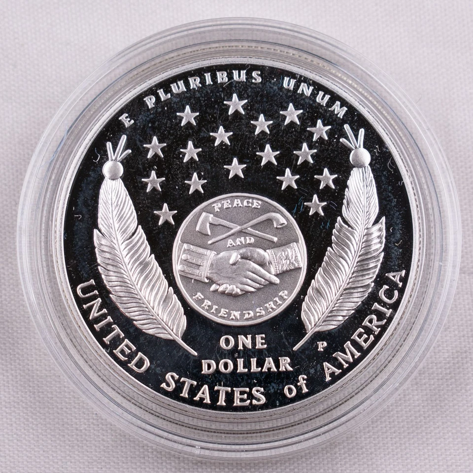 2004-P U.S. Mint Lewis and Clark Bicentennial Proof Silver Dollar $1 OGP & COA - Image 4 of 4