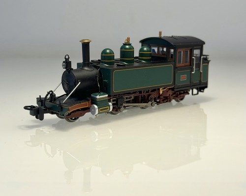 Heljan 9982 Baldwin 2-4-2T Lyn L&BR dark green (1906-22), gebraucht in OVP | Condition: Gebraucht