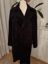 Herren Trenchcoat XL Zara Beige Baumwolle Knopfleiste