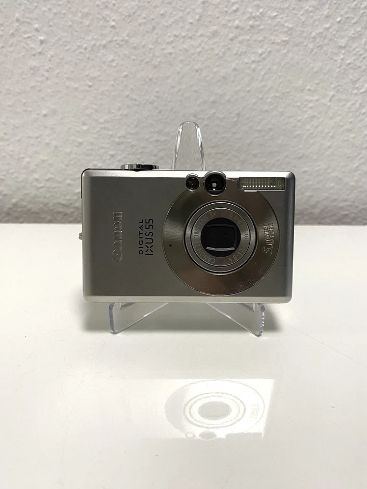 Canon Digital IXUS 55 / Kompakte Retro Digitalkamera / Lesen / Geprüft ✅ - Bild 3 von 4