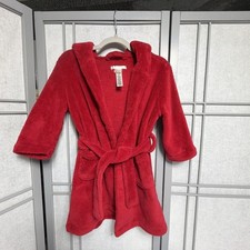 Children  s Pottery Barn Kids Hooded Fleece Robe With Pockets - Pre-Owned