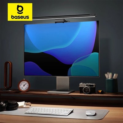 Baseus Screen Light Desk Lamp - Adjustable Brightness, Smart Memory, USB Touch