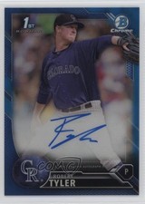 2016 Bowman Draft Chrome Pick Blue Refractor /150 Robert Tyler #CDA-RT Auto 1f6