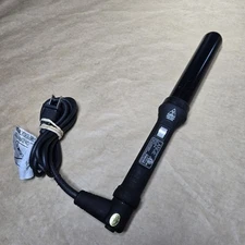 L'ange Hair Curling Wand HT015B Lange Curling Iron 1-1/2 “ Balck/Black