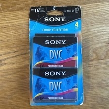 NEW 4 Pack Sony DVC Mini DV Premium Color Digital Video Cassette 60 Min