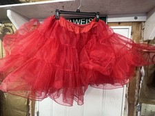 Pink Tutu Skirt Women's Elastic Layered Tulle Under Dress Skirt Adult Size OSFM