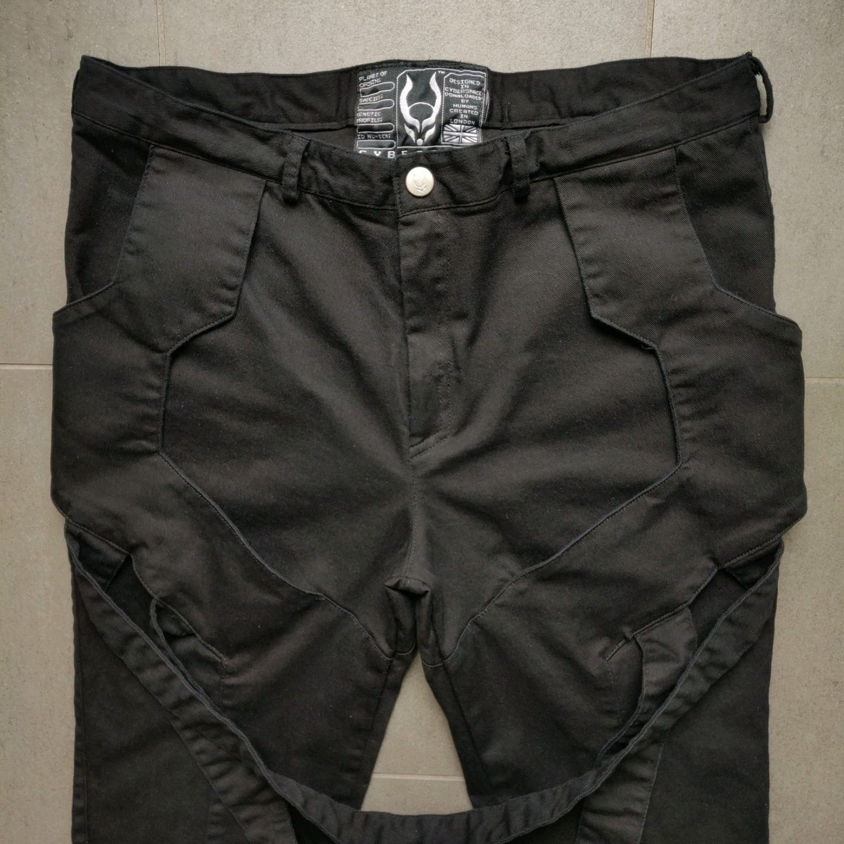 00s cyberdog rave パンツ CYBER DOG” bondage detachable biohazard rave pants size L