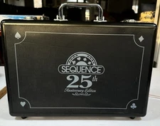 Sequence 25th Anniversary Edition Jax Board Game Suitcase Hard Case