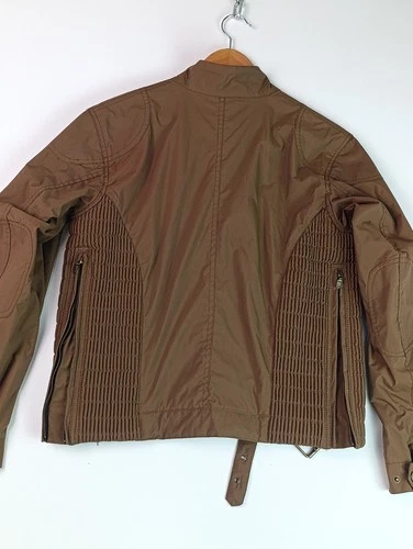 BELSTAFF Tourmaster Trophy Jacket Brown Nylon Biker Motorcycle Men Sz IT 50 M L image 14