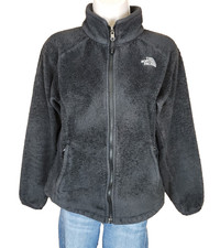 The North Face Black Full Zip Fleece Jacket Womens Size S Small R3