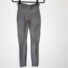 SPANX Faux Leather Moto Legging Women's Size Medium
