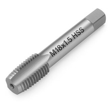 M18x1.5 Metric Thread Tap 6542 HighSpeed Steel Internal Threading Repair Tool