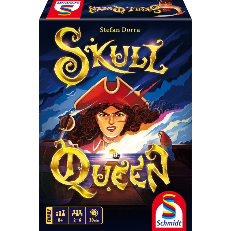 Jeu de cartes Skull Queen Schmidt 49456 multicolore pour 2 à 6 joueurs