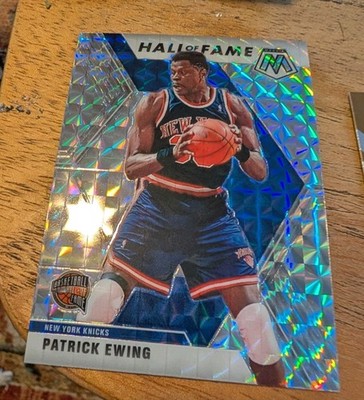 2019-20 Panini Mosaic Patrick Ewing Silver Mosaic Prizm   Knicks HOF Legend