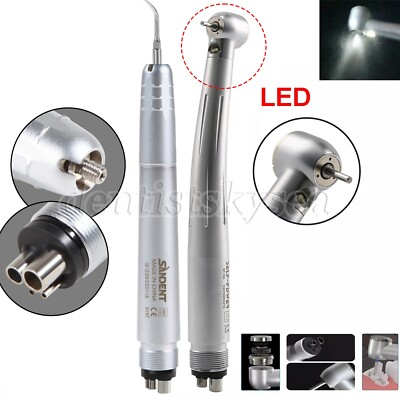 #ad Dental Fiber Optic LED E generator High Speed Handpiece Ultrasonic Scaler 4H PDM $25.99