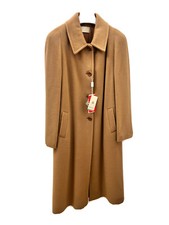 cappotto lungo cammello