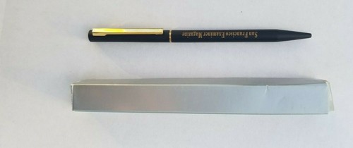 SAN FRANFISCO EXAMINER MAGAZINE - VINTAGE PEN, BLUE WITH GOLD HIGHLIGHTS. - Bild 8 von 12