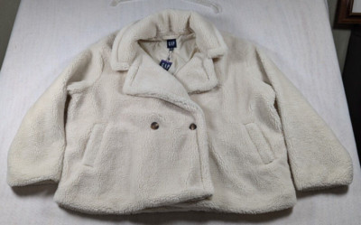 GAP - Women s - Sherpa Jacket / Coat - Birch - Size XXL