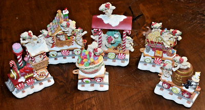 Vintage Dreamsicles Christmas Train By Kristin 2002 Six Cars Complete Set READ