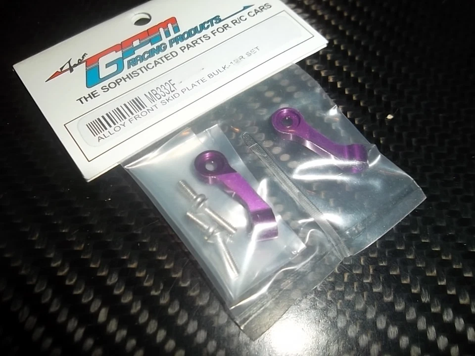 GPM MB332F renforts de SKID avant aluminium violet HPI MINIZILLA - Photo 1/1