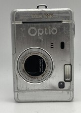 Pentax Optio S40 4MP Digital Camera with 3x Optical ZOOM untested for parts