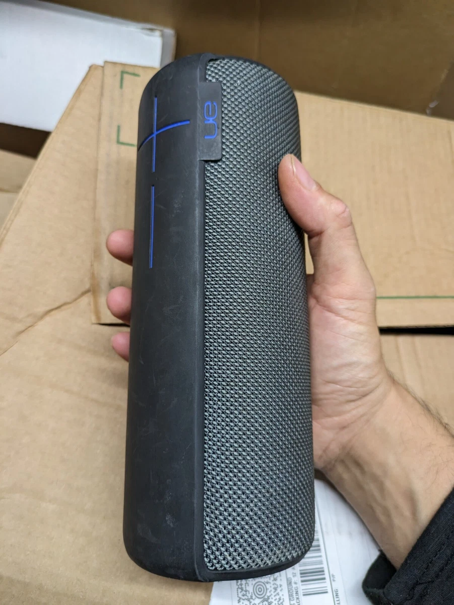  UE MEGABOOM Charcoal Black Wireless Bluetooth Speaker (Charcoal  Black, Renewed) : Electronics