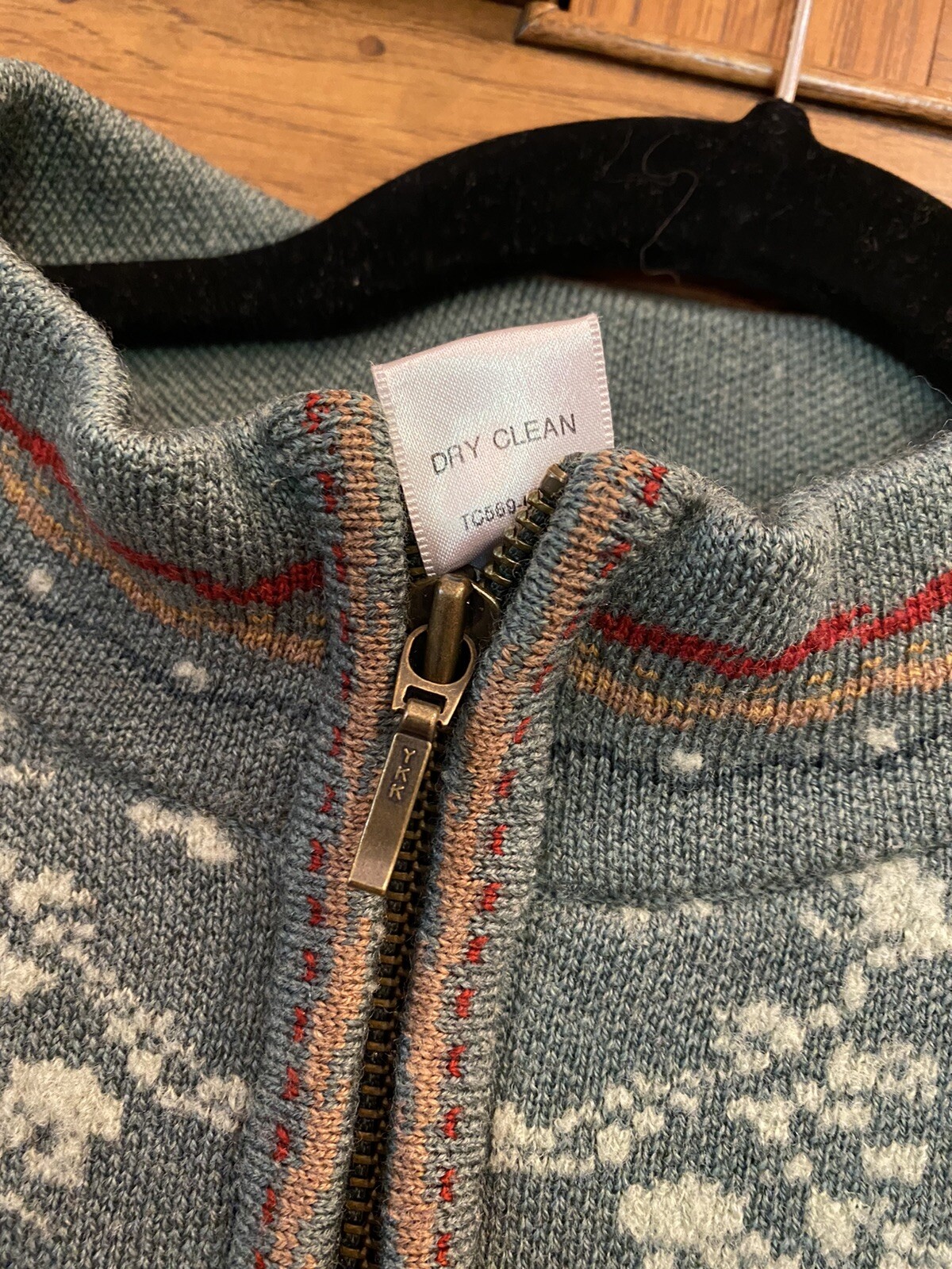 Pendleton Ladies M Wool Lined Zip Jacket Sage Gre… - image 4