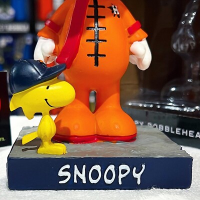 SNOOPY IN SPACE Houston Astros Peanuts with Woodstock MLB