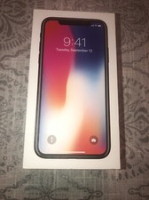 Apple iPhone X Space Gray 256 GB EMPTY BOX ONLY NO PHONE.
