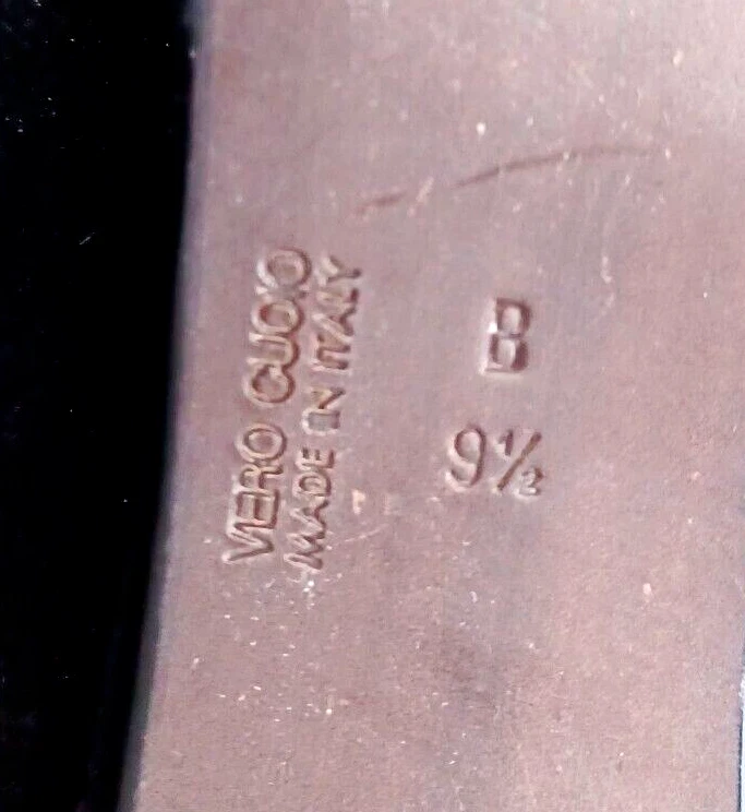 Zapatos de mujer de cuero italiano punta puntiaguda gamuza negra Diana broussard tacones cordones Foto 3 de 4