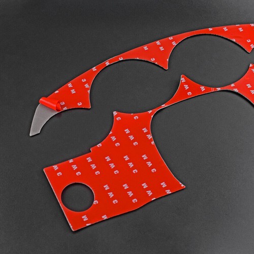 Black Speedometer Frame Carbon Fiber Sticker For Dodge Magnum Charger 2008-2010 - Bild 6 von 6