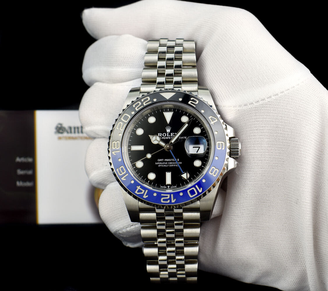 ROLEX - Stainless Steel GMT Master II Batgirl BOX CARD ROLEX - Stainless Steel GMT Master II Batgirl BOX CARD