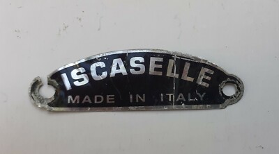 Metall Patacchino für Fahrradsattel Fahrrad Epoche gemarkt ISCASELLE