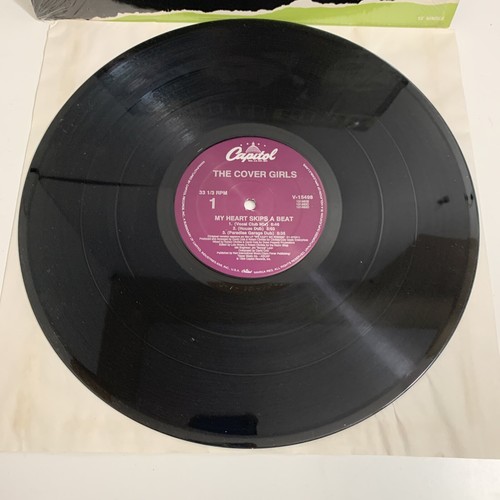 Preowned OOP The Cover Girls My Heart Skips a Beat 12" LP Vinyl Record Album - Picture 2 of 7