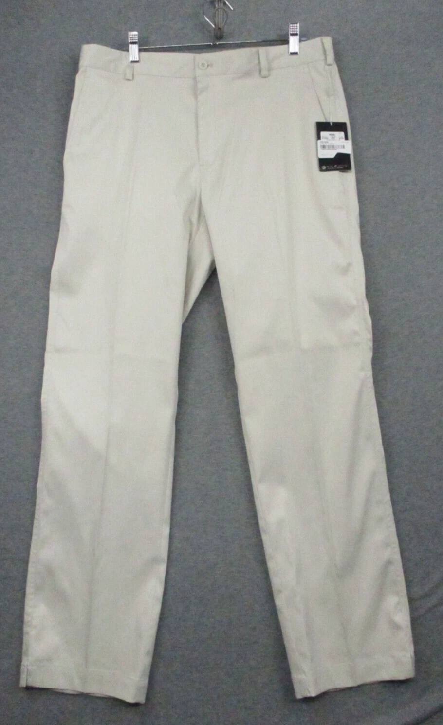 Pantaloni Nike Golf Flat Front Dri Fit Tech 34 beige NUOVI