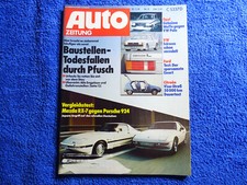 Auto Zeitung 8/1981 Porsche 924 vs Mazda RX-7 Sbarro Mercedes 540 K Enduro F1